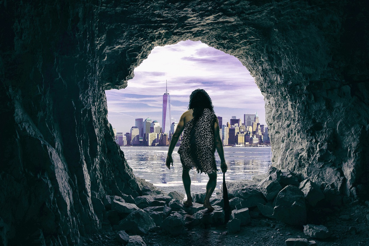 cave, caveman, city, future, caveman, caveman, caveman, caveman, caveman