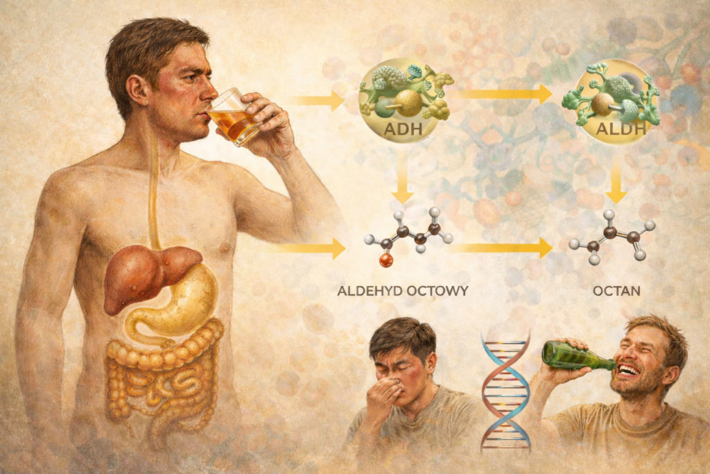 Ewolucja alkoholu i proces metabolizmu w organizmie